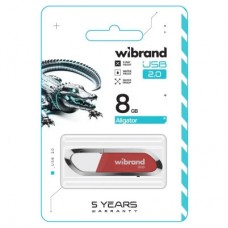 USB флешнакопичувач Wibrand 8 GB Aligator Red USB 2.0 (WI2.0/AL8U7DR) - Фото