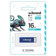USB-флеш накопичувач Wibrand 16 GB Chameleon Blue USB 2.0 (WI2.0/CH16U6U) - Фото