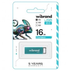 USB-флеш накопичувач Wibrand 16 GB Chameleon Light Blue USB 2.0 (WI2.0/CH16U6LU) - Фото