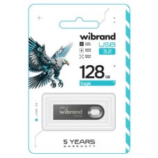USB-флеш накопичувач Wibrand 128 GB Eagle Grey USB 3.2 Gen 1 (USB 3.0) (WI3.2/EA128U10G) - Фото