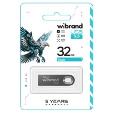 USB-флеш накопичувач Wibrand 32 GB Eagle Grey USB 3.2 Gen 1 (USB 3.0) (WI3.2/EA32U10G) - Фото