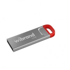 USB флеш накопитель Wibrand 32GB Falcon Silver-Red USB 2.0 (WI2.0/FA32U7R)