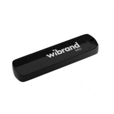 USB флеш накопитель Wibrand 64GB Grizzly Black USB 2.0 (WI2.0/GR64P3B)