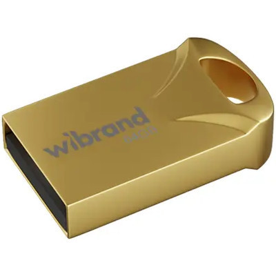 USB флеш накопитель Wibrand 64GB Hawk Gold USB 2.0 (WI2.0/HA64M1G)