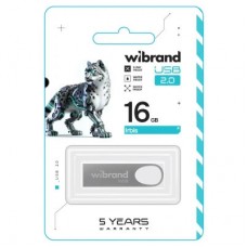 USB флешнакопичувач Wibrand 16 GB Irbis Silver USB 2.0 (WI2.0/IR16U3S) - Фото