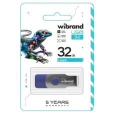 USB флеш накопитель Wibrand 32GB Lizard Light Blue USB 3.2 Gen 1 (USB 3.0) (WI3.2/LI32P9LU) - Фото