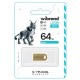 USB флешнакопичувач Wibrand 64 GB lynx Gold USB 2.0 (WI2.0/LY64M2G) USB флешнакопичувач Wibrand 64 GB lynx Gold USB 2.0 (WI2.0/LY64M2G)