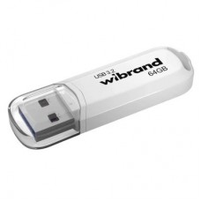 USB флеш накопитель Wibrand 64GB Marten White USB 3.2 Gen 1 (USB 3.0) (WI3.2/MA64P10W)