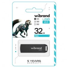 USB флеш накопитель Wibrand 32GB Mink Black USB 2.0 (WI2.0/MI32P4B) - Фото