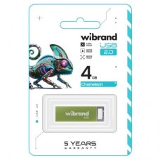 USB-флеш накопичувач Wibrand 4GB Chameleon Green USB 2.0 (WI2.0/CH4U6LG) - Фото