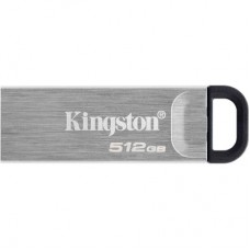 USB флеш накопитель Kingston 512GB DataTraveler Kyson Silver/Black USB 3.2 (DTKN/512GB) - Фото