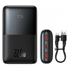 Батарея универсальная Baseus Bipow Pro 20000mAh, 22.5W, QC/3.0, Black (PPBD030001) - Фото