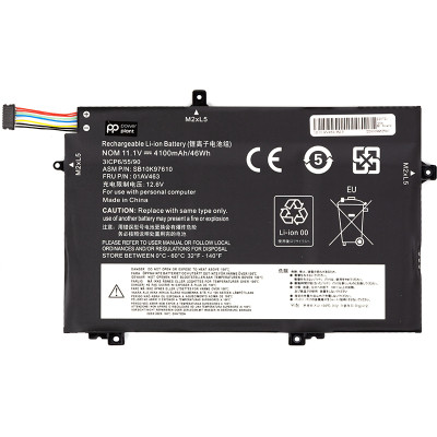 Акумулятор для ноутбука LENOVO ThinkPad L480 (01AV463) 11.1 V 4100 mAh PowerPlant (NB481286)