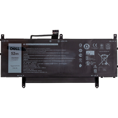 Акумулятор для ноутбука Dell Latitude 9510 (N7HT0) 7.6 V 6500 mAh (NB441693)