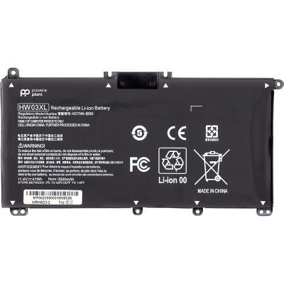 Акумулятор для ноутбука HP 255 G8 (HW03XL) 11.4 V 3500 mAh PowerPlant (NB462087)