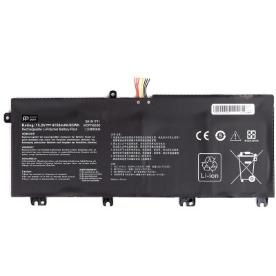 Акумулятор для ноутбука ASUS B41N1711-4S1P 15.2 V 4150 mAh PowerPlant (NB431670)