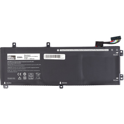 Акумулятор для ноутбука DELL H5H20-3S1P 11.55V 4800 mAh PowerPlant (NB441785)