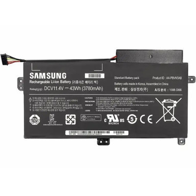 Акумулятор для ноутбука Samsung 370R5 AA-PBVN3AB, 43 Wh (4000mAh), 3cell, 10.8V, Li-ion AlSoft (A47878)
