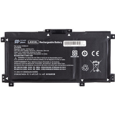 Аккумулятор для ноутбука PowerPlant HP Envy 17 (LK03XL) 11.55V 3500mAh (NB461783)