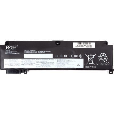 Акумулятор для ноутбука LENOVO ThinkPad T470s (L16M3P73) 11.1V 2140 mAh PowerPlant (NB480913)