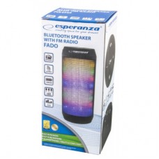 Акустична система Esperanza FM Radio And Led Light Fado Black (EP133K) - Фото