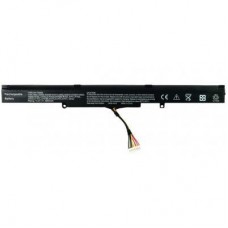 Акумулятор для ноутбука Asus X450J A41-X550E, 2600 mAh, 4cell, 14.4V, Li-ion, чорна AlSoft (A47149) - Фото
