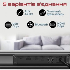 Акустична система Promate StreamBar-30 Black (streambar-30.black) - Фото