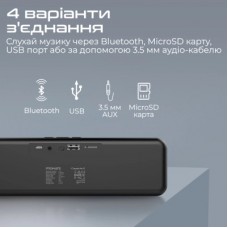 Акустична система Promate Capsule-2 Black (capsule-2.black) - Фото
