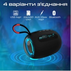 Акустична система Promate Capsule-3 Black (capsule-3.black) - Фото