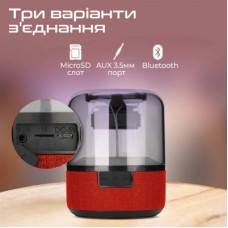 Акустична система Promate Glitz-L Red (glitz-l.red) - Фото
