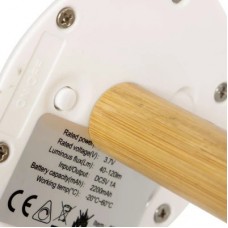 Фонарь Bo-Camp Cambridge Rechargeable 200 Lumen Bamboo/White (5818792) - Фото