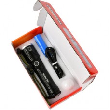 Фонарь Quantum Solid Highlight 10W LED + дімер з функцією Power Bank (QM-FL1021-CB) - Фото
