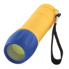 Ліхтар Quantum Smile yellow+blue 3W COB 3xAAA 2 шт./пач. (QM-FL1045-PB) - Фото