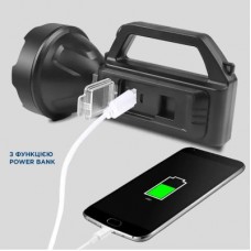 Фонарь Quantum Tracker 3W LED+COB з функцією Power Bank (QM-FL1063) - Фото