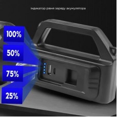 Фонарь Quantum Tracker 3W LED+COB з функцією Power Bank (QM-FL1063) - Фото