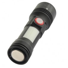Фонарь Quantum Adept 10W LED zoom +COB з USB (QM-FL1031) - Фото