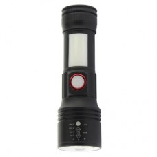 Фонарь Quantum Adept 10W LED zoom +COB з USB (QM-FL1031) - Фото