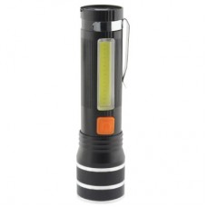Фонарь Quantum Helper 10W LED zoom +COB з USB (QM-FL1032) - Фото