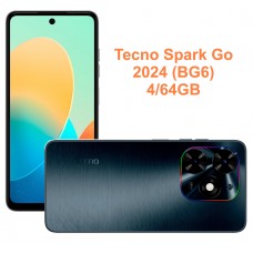 Мобільний телефон Tecno BG6 (Spark Go 2024 4/64 Gb) Gravity Black (4894947010521) - Фото