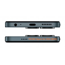 Мобільний телефон Tecno BG6 (Spark Go 2024 4/64 Gb) Gravity Black (4894947010521) - Фото