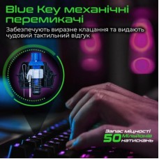 Клавіатура Vertux Comando USB Black (comando.black) - Фото