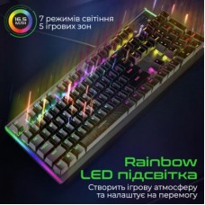 Клавіатура Vertux Comando USB Black (comando.black) - Фото