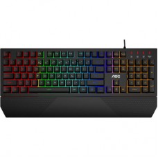 Клавиатура AOC GK200 Rainbow LED USB Black (GK200D32R)