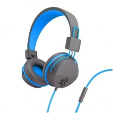 Наушники Jlab JBuddies Studio Kids Wired Graphite/Blue (IEUHJKSTUDIORGRYBLU6) - Фото