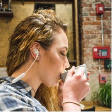 Наушники Jlab JBuds Pro Wireless White/Grey (IEUEBPRORWHTGRY123) - Фото