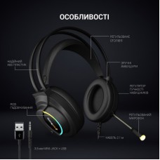 Наушники GamePro HS565 Nitro Black (HS565) - Фото