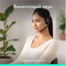 Наушники Logitech Zone 300 Bluetooth Graphite (981-001407) - Фото