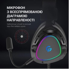 Навушники GamePro HS783 RGB Black (HS783) - Фото