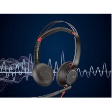 Навушники Poly Blackwire 5220 USB-A/USB-C 3.5 мм Black (8X231AA) - Фото