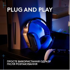Наушники Logitech G535 Lightspeed Console Wireless Black (939-002219) - Фото